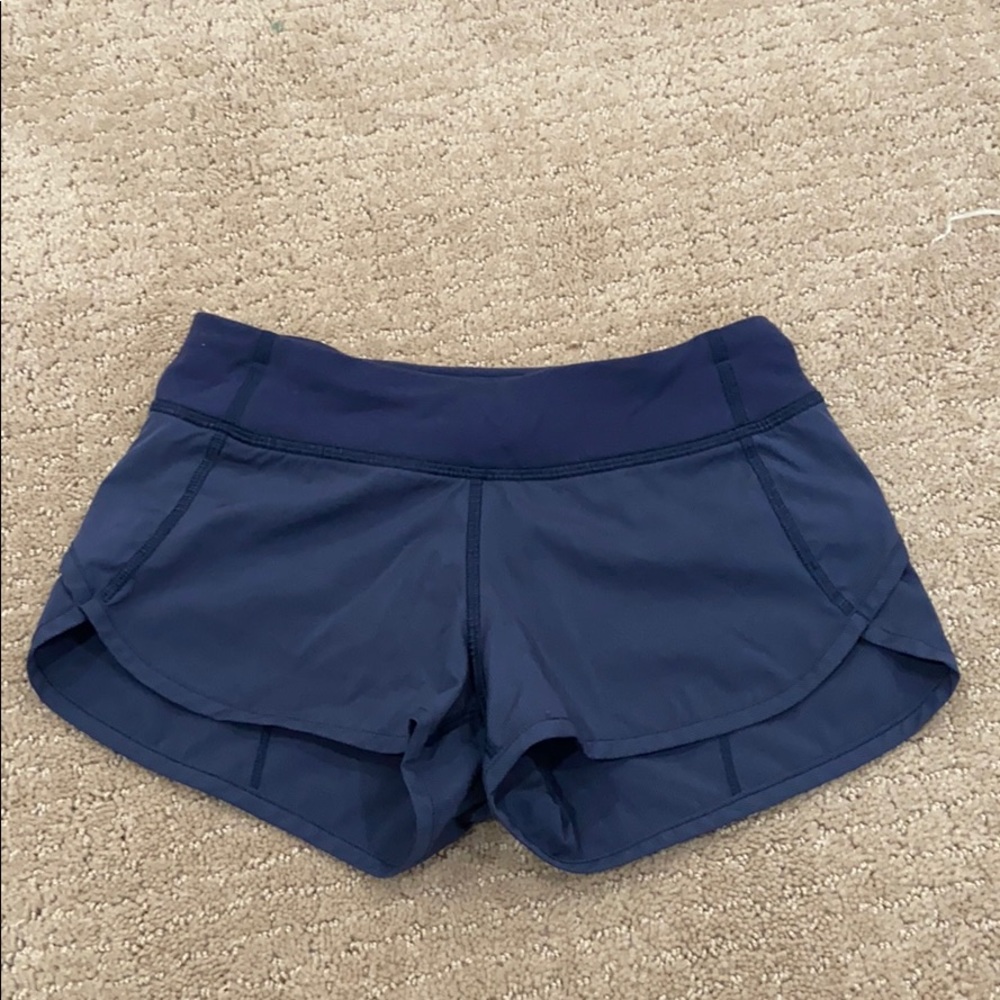 Navy blue ivivva workout shorts